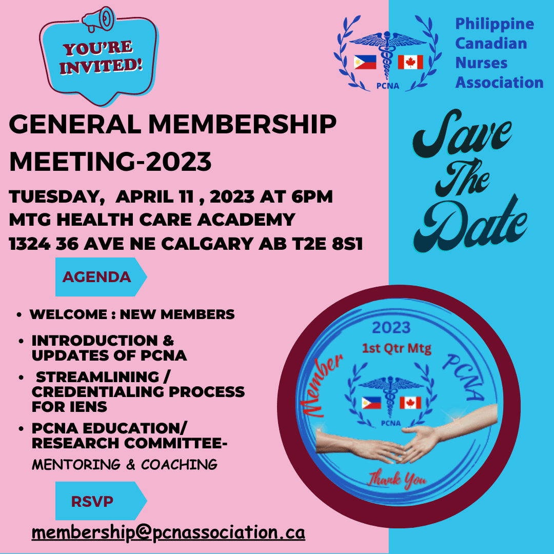 PCNA General Membership Meeting April 11, 2023